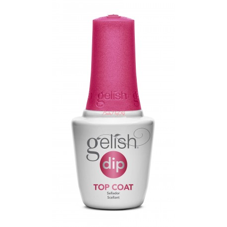 Gelish DIP Top Coat, 15 ml - шаг 4 - верхнее покрытие