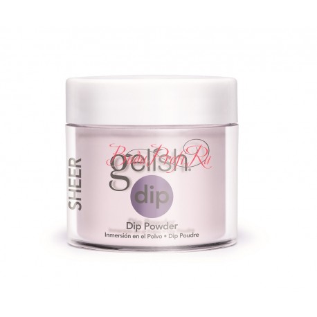 Gelish DIP powder "Sheer & Silk", 23g - акриловая пудра "Шифон"