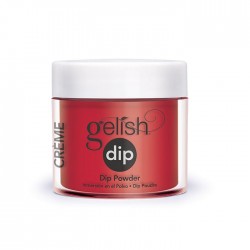 Gelish DIP powder "Hot Rod Red", 23g - акриловая пудра "Горячий красный красавчик"