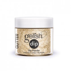Gelish DIP powder "All That Glitters Is Gold", 23g - акриловая пудра "Золотое сечение"