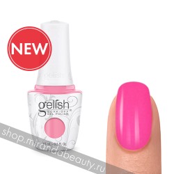 GELISH "Make You Blink Pink", 15 ml - гель-лак "Розовое мерцание", 15 мл