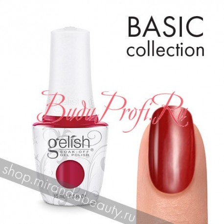 GELISH "Hot Rod Red", 15 ml - гель-лак "Горячий красный красавчик", 15 мл