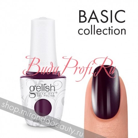 GELISH "Plum and Done", 15 ml - гель-лак "Сливовый", 15 мл