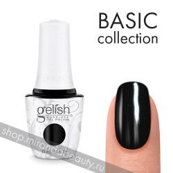 GELISH "Black Shadow", 15 ml - гель-лак "Черная тень", 15 мл