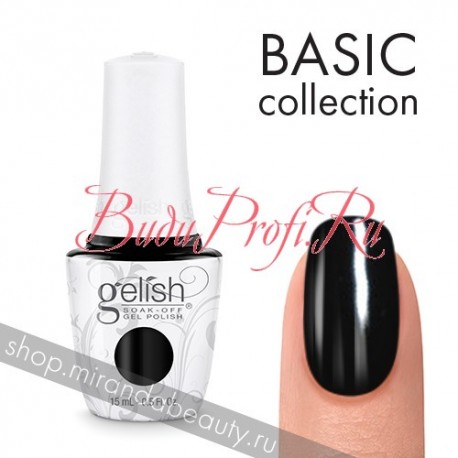 GELISH "Black Shadow", 15 ml - гель-лак "Черная тень", 15 мл