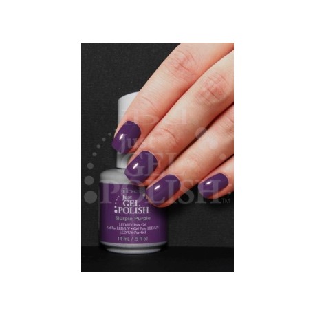 IBD, гель-лак №56594, Slurple Purple, 14 мл. Плотная припыленная фиолетовая эмаль