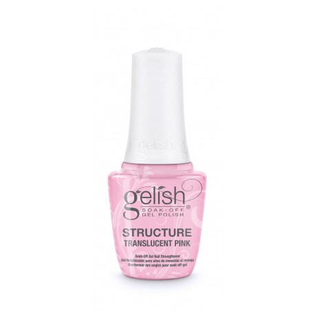 GELISH, прозрачно-розовый укрепляющий гель с кисточкой Structure Translucent Pink, 15 мл.