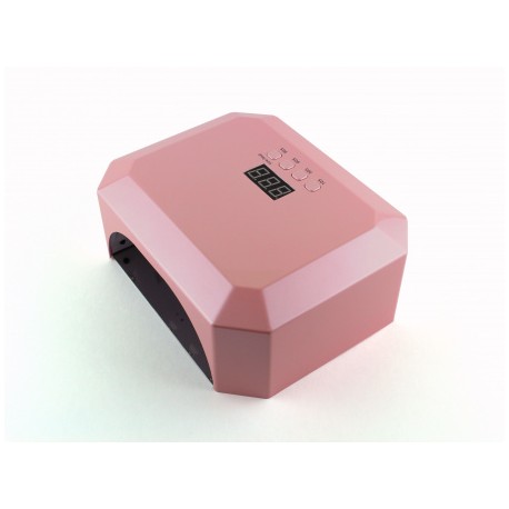 UV/LED lamp, гибридный UV/LED аппарат для сушки ногтей "V5 Salon Nail Lamp", 54Вт (Розовая)