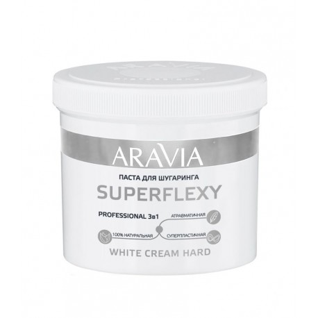 NEW ПАСТА ДЛЯ ШУГАРИНГА SUPERFLEXY WHITE CREAM, 750 Г