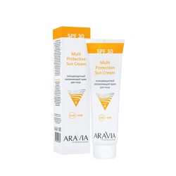 CОЛНЦЕЗАЩИТНЫЙ УВЛАЖНЯЮЩИЙ КРЕМ ДЛЯ ЛИЦА MULTI PROTECTION SUN CREAM SPF 30, 100 МЛ