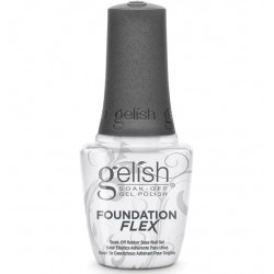 GELISH, прозрачная каучуковая база Foundation Flex Clear Rubber Base Gel, 15 мл.