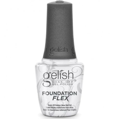 GELISH, прозрачная каучуковая база Foundation Flex Clear Rubber Base Gel, 15 мл.