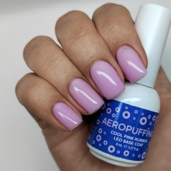 Aeropuffing, база каучуковая холодно-розовая Cool Pink Rubber LED Base Coat, 8 мл.