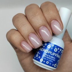 Aeropuffing, база каучуковая молочная Milk Rubber LED Base Coat, 8 мл.