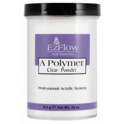 EzFlow, прозрачная акриловая пудра A-Polymer® Clear Acrylic Powder, 453 гр.