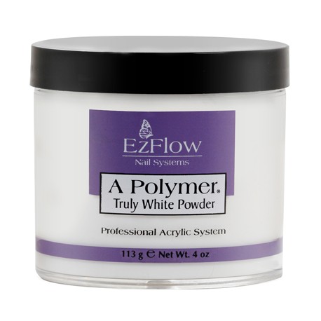 EzFlow, ярко-белая акриловая пудра A-Polymer® Truly White Acrylic Powder, 113 гр.