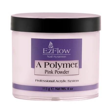 EzFlow, розовая акриловая пудра A-Polymer® Pink Acrylic Powder, 113 гр.