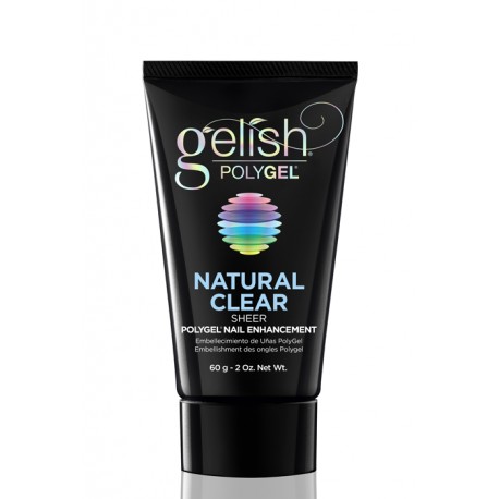 GELISH, прозрачный полигель PolyGel Natural Clear, 60 гр.