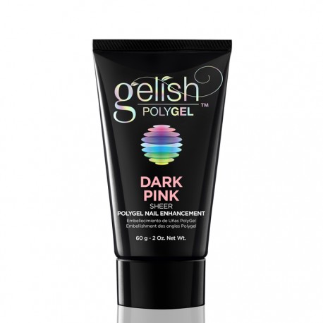 GELISH, темно-розовый полигель PolyGel Dark Pink, 60 гр.