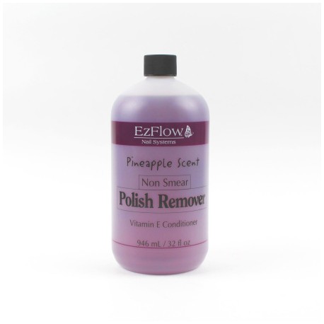 EzFlow, жидкость для снятия лака с запахом ананаса Pineapple Polish Remover, 946 мл.