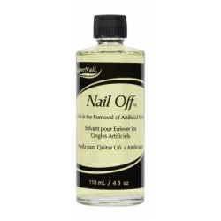 SuperNail, средство для удаления искусственных ногтей Nail Off, 118 мл.