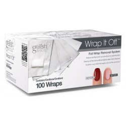 GELISH, фольга для удаления искусственного покрытия Wrap It Off, 100 шт./уп.