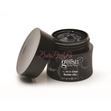 GELISH Hard Gel - Clear Builder Gel, 15 ml - прозрачный конструирующий гель, 15 мл