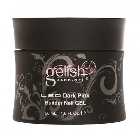 GELISH Hard Gel - Dark Pink Builder Gel, 50 ml - плотный розовый конструирующий гель, 50 мл