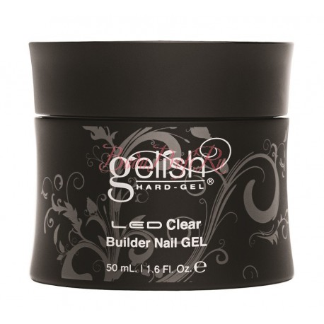 GELISH Hard Gel - Clear Builder Gel, 50 ml - прозрачный конструирующий гель, 50 мл