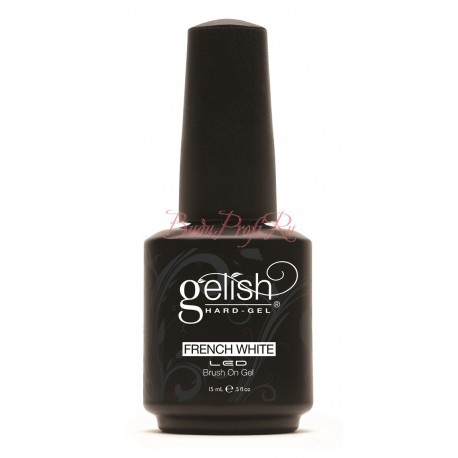 GELISH Hard Gel - French White, 15 ml - ярко-белая краска для французского маникюра, 15 мл