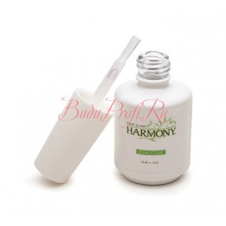 HARMONY Dual Coat, 15 ml - верхнее покрытие для защиты акриловых ногтей, 15 мл