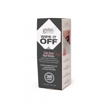 GELISH Wipe It Off - безволоконные салфетки (набор), 300 шт.