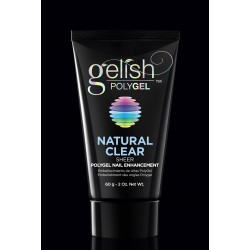 Gelish PolyGel Natural Clear, 60g - прозрачный полигель