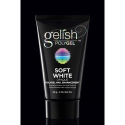 Gelish PolyGel Soft White, 60g - натуральный белый полигель