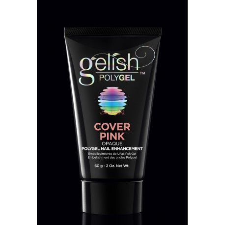 Gelish PolyGel Cover Pink, 60g - камуфлирующий розовый полигель