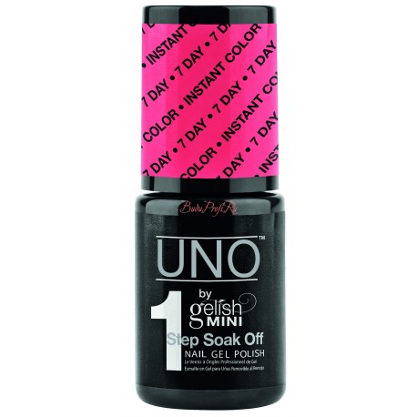 UNO by GELISH MINI "Sprinkles On Top", 5 ml - однофазный гель-лак "Розовый взрыв"